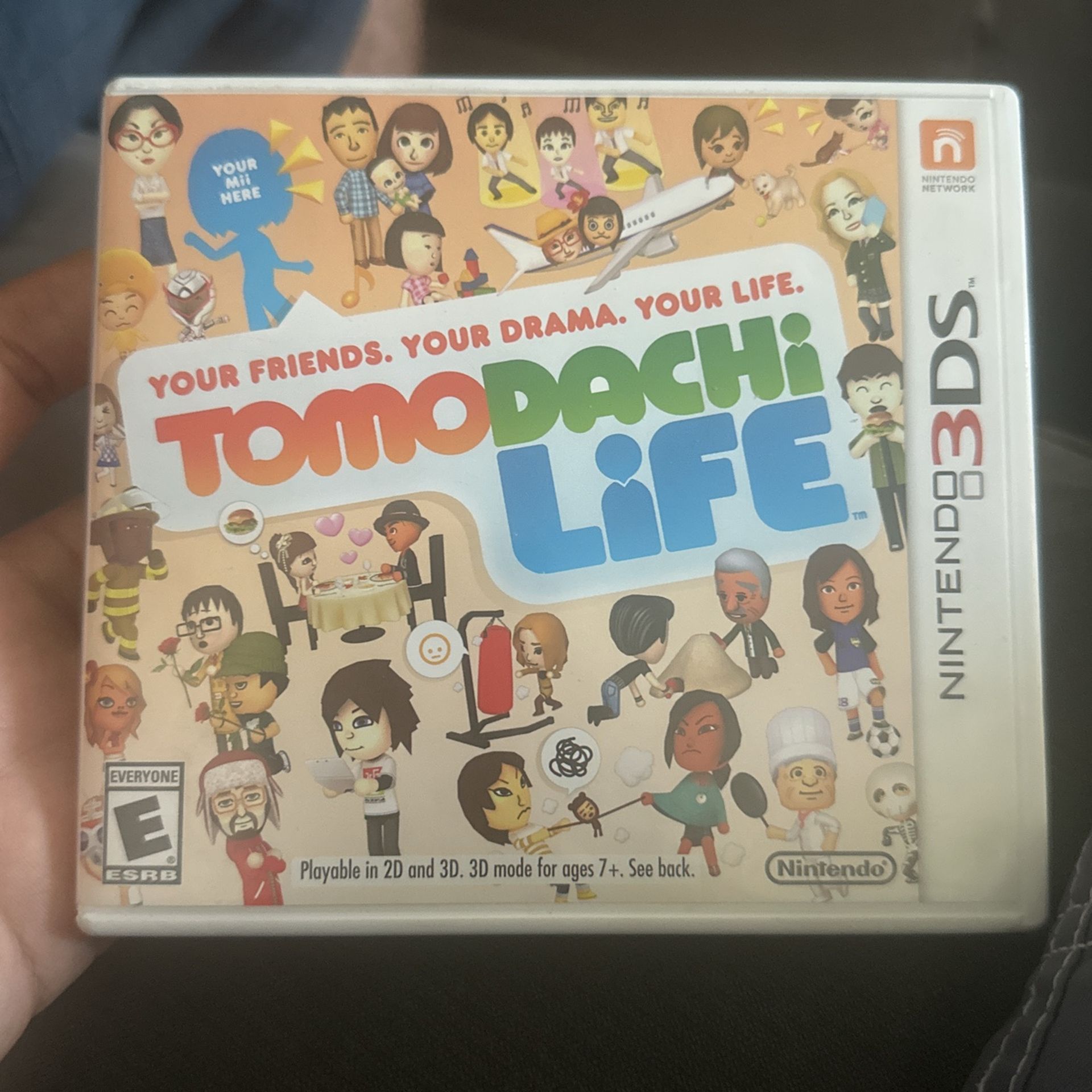 TomoDachi Life Nintendo 3DS Game with Manual and Case