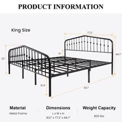 King Bed frame