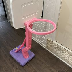 Basketball hoop for a girl