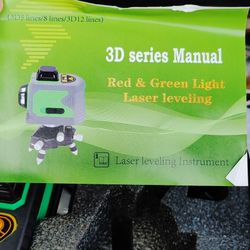 3D 12 Line Laser Level With Case