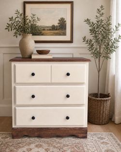 Solid wood dresser/side table (READ DESCRIPTION)