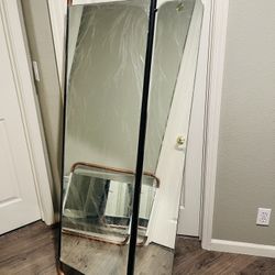 Brand New Rose Gold Floor Mirror And Wall Mirror