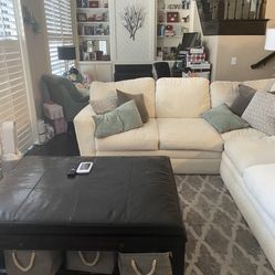 Coffee Table Ottoman With Pull Out Trays