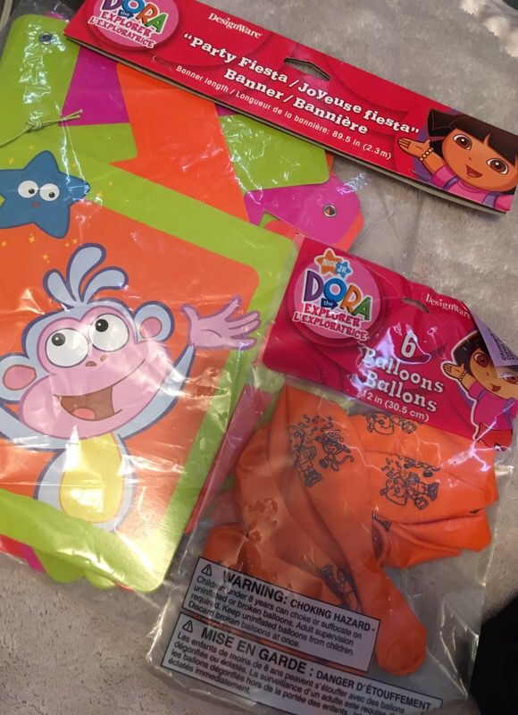 Dora party supplies