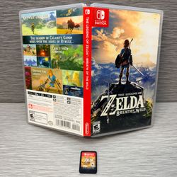 The Legend of Zelda: Breath of the Wild Nintendo Switch Game w/Case