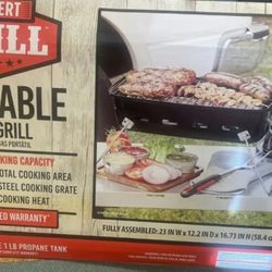 Expert Grill Portable Gas Grill 9 Burger Cooking Capacity- Brand New