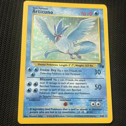 Pokemon Articuno Fossil Holo