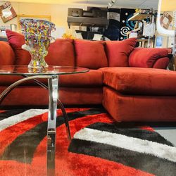Red Sectional 
