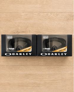 Oakley L-Frame MX Goggles Sand/Black - Brand New