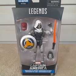 MARVEL LEGENDS TASKMASTER CAPTAIN AMERICA SERIES FIGURE W/ RED SKULL BAF HEAD