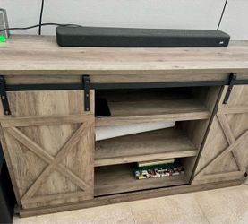 Grey  TV stand