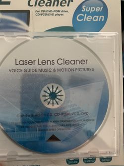 Laser lens cleaner