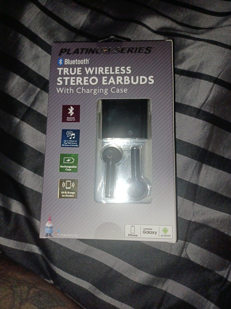 True Wireless Stereo Earbuds With Charging Case