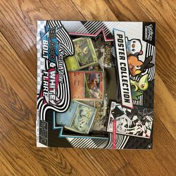 Unova Poster Collection Black Bolt And White Flare Sealed Pokemon