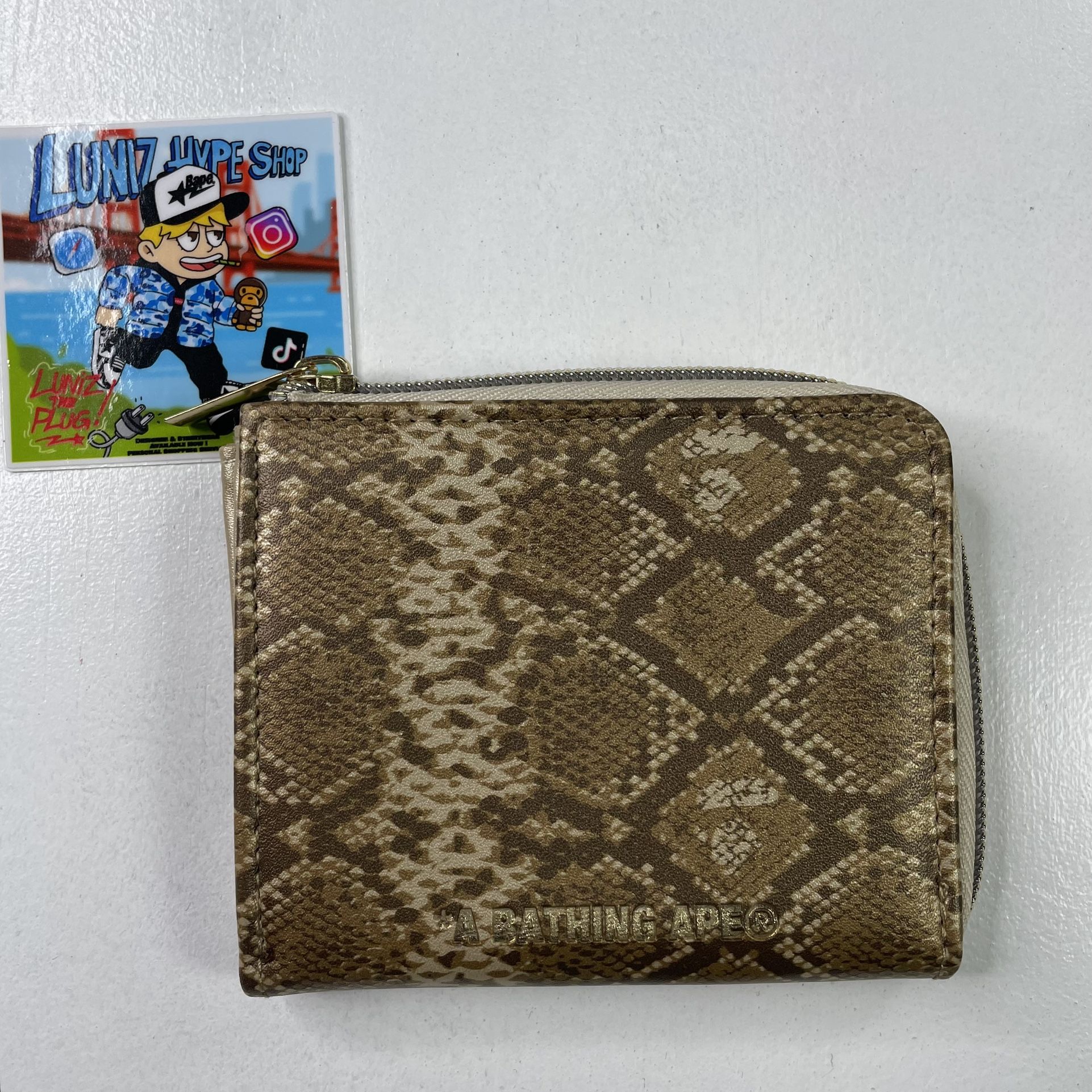 BAPE Snake Camo Wallet FW25