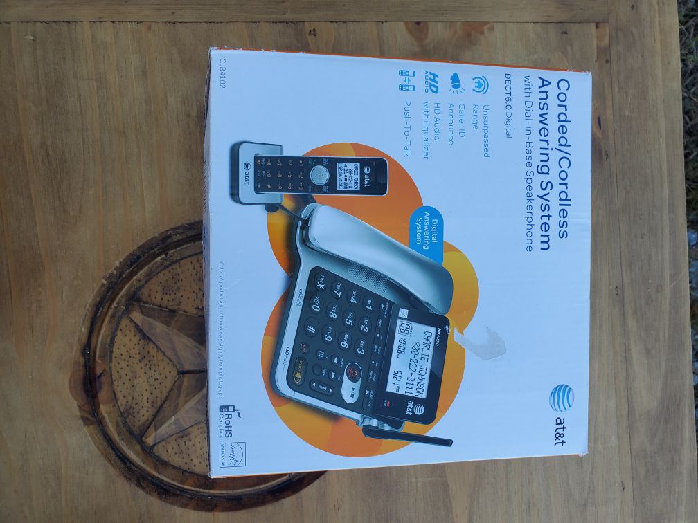 ATT Corded and Cordless Answering System