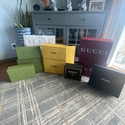 Designer Boxes And Bag $10 Each