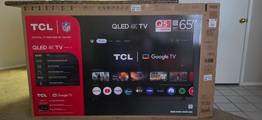 TCL 65" QLED 4 K smart TV and JBL Sounbar combo