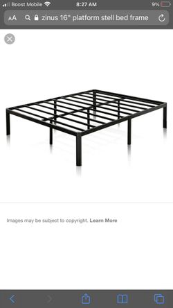 16” Platform Steel Bed Frame