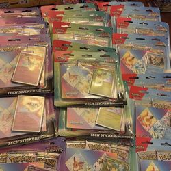 Prismatic 3 pack tech stickers pokemon