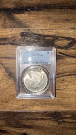 1922 PEACE DOLLAR, PCGS-MS64