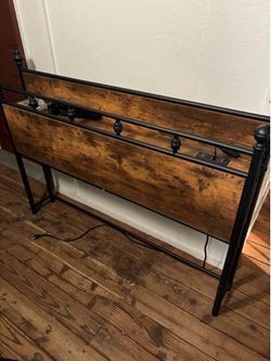Queen size bed frame all parts included