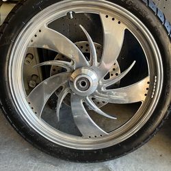 Motorcycle/ Harley Custom Wheels Set