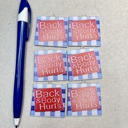 6 New Acrylic Fatback’s Great For Crafts