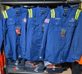 LARGE ARIAT ROYAL BLUE FR BUTTON UP WORK SHIRT