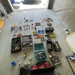 All Theses Tools, Tool Cases And Took Bags Must Go