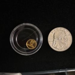 Half Gram 24k Gold In A Case