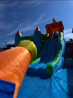 Inflatable Bounce House Water Slide Combo