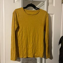 A new day mustard yellow long-sleeved shirt 