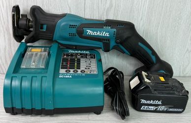 Makita XRJ01 18V LXT Cordless Reciprocating Saw With 5.0Ah Battery & Charger (A1G011989)