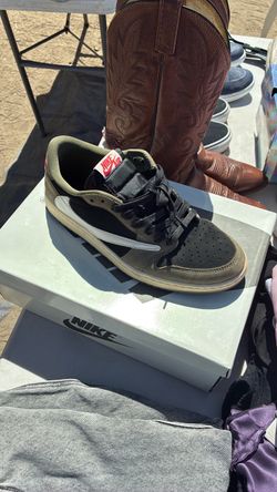 Air Jordan 1 low Travis Scott olive green size 11