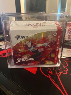 Magic Collectors Box Spider Man W \ Acrylic Case