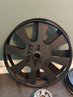 Titan 45 lb wagon wheel plates