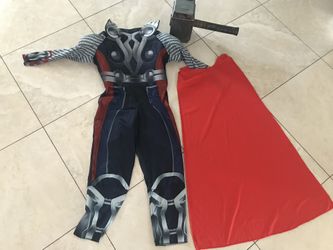 Marvel Thor Kids Costume With Hammer