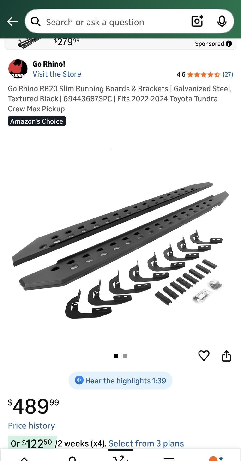 Tundra Running Boards