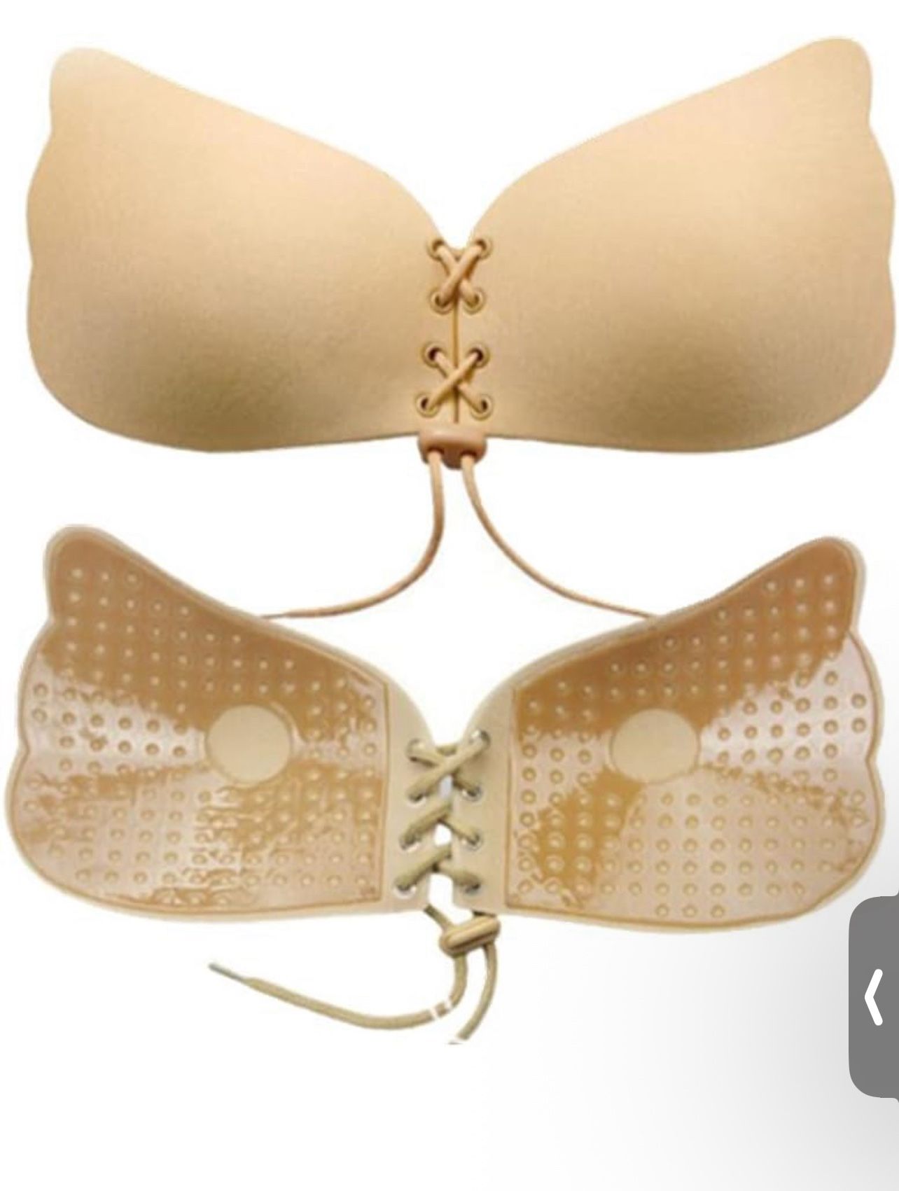 Invisible Adhesive Bra Sticky Bra Strapless Reusable Push up Invisible Women Bra Drawstring Silicone Bras Underwear