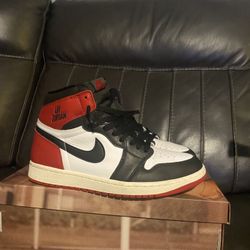 jordan 1 bred toe reimagined  size 9