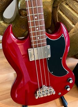 Epiphone EB-0 SG Electric Bass Guitar - Cherry Red