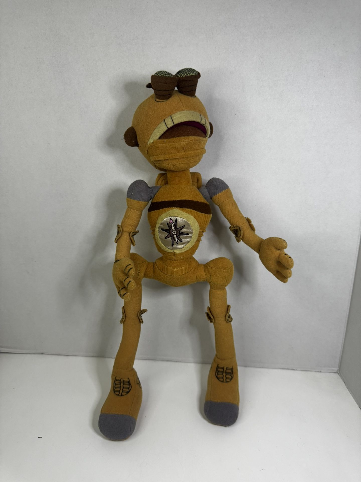 Disney Store Treasure Planet B.E.N. Ben Robot 15" Plush Figure Posable RARE