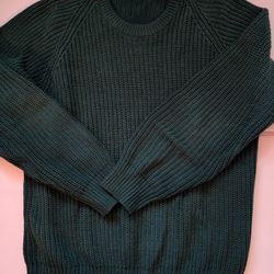 Crew neck Green Sweater $20