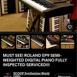 Roland ep.9 Digital piano
