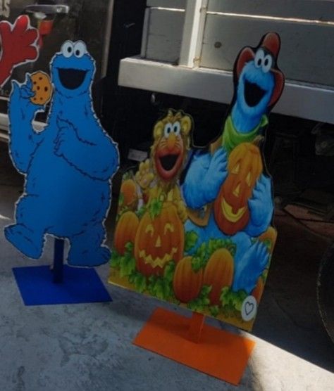 Elmo And Cookies Monster Photo Props