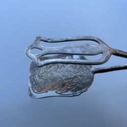 Silver Pastry Tongs 