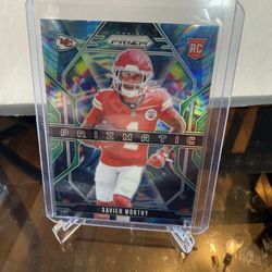 2024 Panini Prizm - Prizmatic Xavier Worthy #14 (RC)