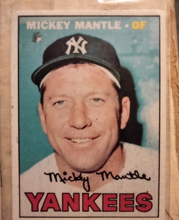 Mickey Mantle 1967 Card 