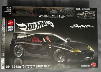 Hot Wheels Brick Shop '94 Toyota Supra & 83 Silverado